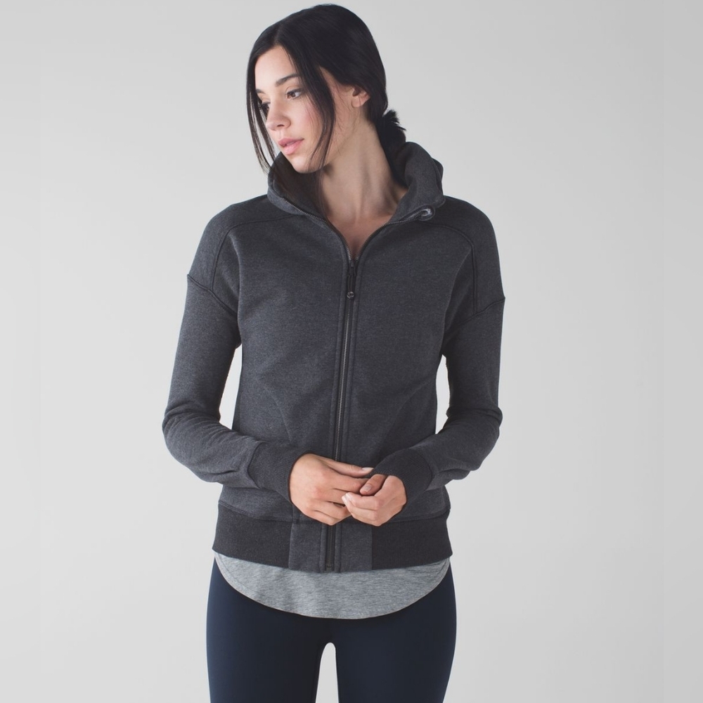 Lululemon grey sweater with thumbholes (Hug it out style)